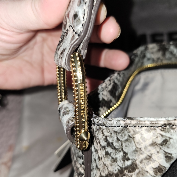 NWT Aimee Kestenberg "Night is Young" Hobo bag - Grey snakeskin DISCONTINUED - Picture 10 of 14